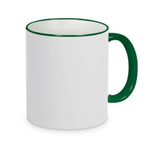 Mok met gekleurde rand & oor – helemaal jouw stijl (11oz)