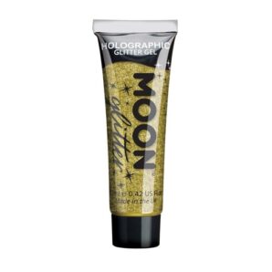 Glitter gel fijn holografisch - goud - 12ml – sprankelend glittereffect