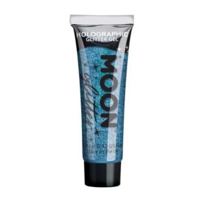 Glitter gel fijn holografisch - blauw - 12ml – sprankelend glittereffect